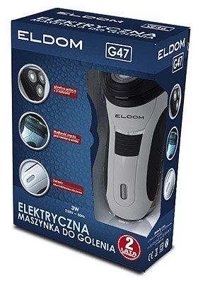 Golarka męska Eldom 8h Czarna G47 na Arena.pl