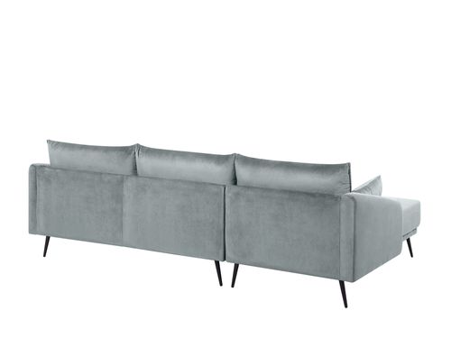 Narożnik welurowy szary VARDE na Arena.pl