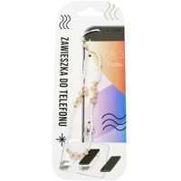 Zawieszka do telefonu - Perłowo - pudrowy róż 022