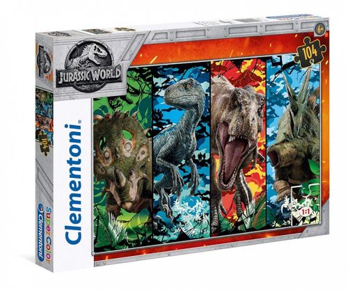 Clementoni Puzzle 104 elementy - Jurassic World na Arena.pl