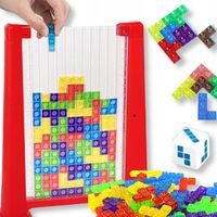 GRA LOGICZNA TETRIS BRAIN UKŁADANKA TRÓJWYMIAROWA KLOCKI 3D WIEŻA Z KLOCKÓW