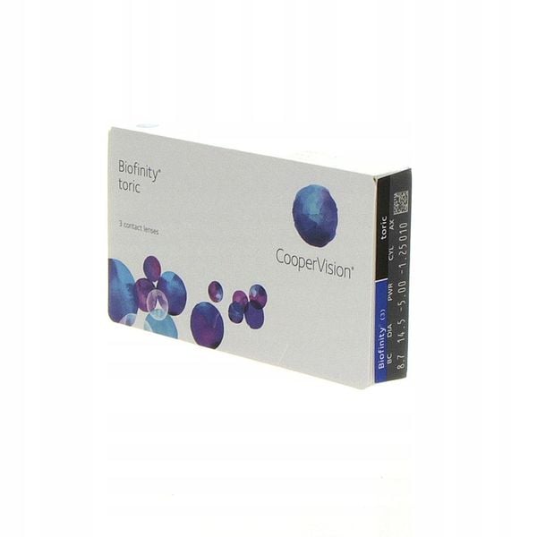 Soczewki Biofinity Toric - 3 sztuki zdjęcie 2