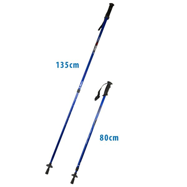 Kije trekking enero classic niebieskie zdjęcie 3