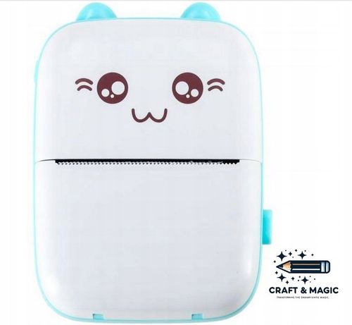 NIEBIESKI SMARTWATCH CRAFT + DRUKARKA TERMICZNA + PAPIER TERMICZNY na Arena.pl