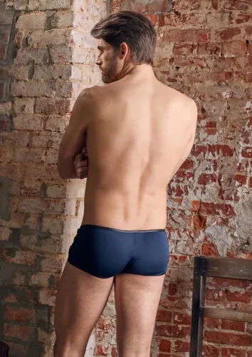 nek bokserki męskie z mikrofibry siateczka 2xl niebieskie kontrast na Arena.pl