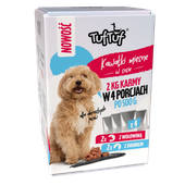 MOKRA KARMA DLA PSA TufTuf Box saszetki kawałki mięsne 4x500g