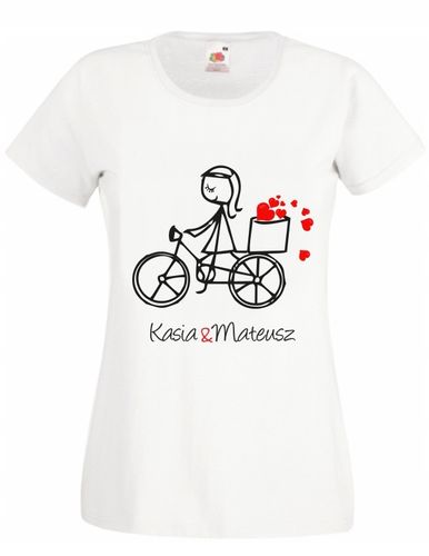 KOSZULKA z nadrukiem WALENTYNKI trafiona zatopiona na Arena.pl