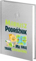 PLANER PODRÓŻNIKA tygodniowy z notesem kalendarz A5 złoty srebrny