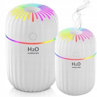 NAWILŻACZ POWIETRZA DYFUZOR ZAPACHOWY AROMATERAPIA LAMPKA NOCNA INHALA