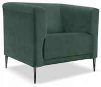 Fotel TOLEDO zielony Vena 04 stylowy nowoczesny welur/velvet PRODUCENT