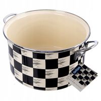 2X Garnek EMALIOWANY do gotowania tradycyjny na gaz indukcję 26 cm 6,5L