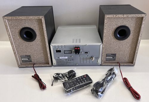 Wieża PANASONIC SC-PM704EGS CD BT DAB+ 80W Srebrny kompaktowy system stereo na Arena.pl