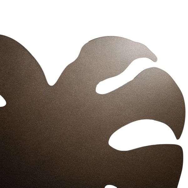 Lampa ścienna do gabinetu Monstera 5719 listek metalowa brązowa zdjęcie 3