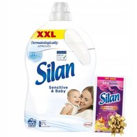 Silan Płyn do Płukania Sensitive 2,86L 130 prań + Gratis