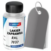 lakier zaprawkowy zaprawka samochodowy ral 7037 zakurzony szary połysk 50ml