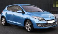 Renault Megane Hatch -Chromowane Listwy Chrome Grill Atrapy Zderzaka Tuning