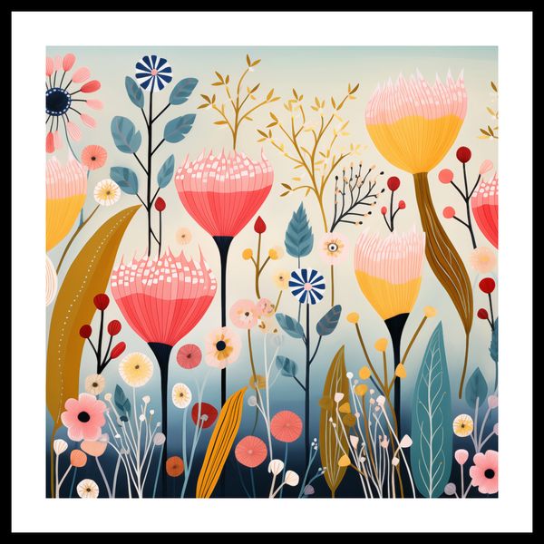 Plakat 60x60cm Ogród Marzeń zdjęcie 3