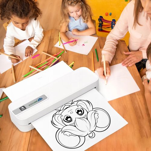 PRZENOŚNA TERMICZNA DRUKARKA A4 NETUM DO DOKUMENTÓW, ZDJĘĆ, ETYKIET, TATUAŻ na Arena.pl