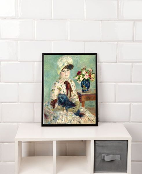 Mlle Charlotte Berthier, Auguste Renoir - plakat 60x80 cm zdjęcie 2