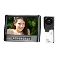 WIDEODOMOFON BEZSŁUCHAWKOWY LCD 7' CZARNY IMAGO - ON-1059/B