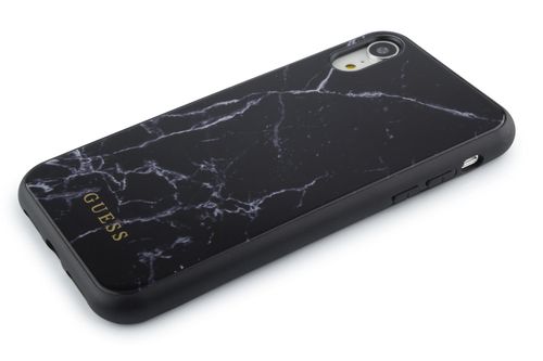 GUESS HARD CASE - iPhone XR - BLACK MARBLE na Arena.pl