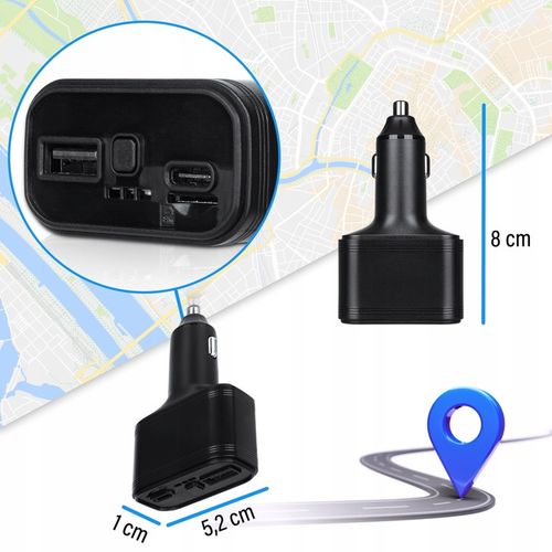 Lokalizator GPS 2G+4G UKRYTY W ŁADOWARCE PODSŁUCH ŚLEDZENIE APLIKACJA MK036 na Arena.pl