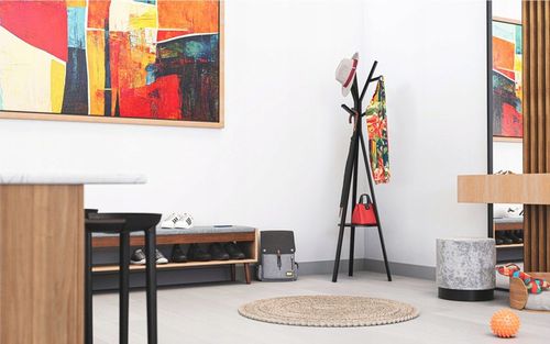 Wieszak stojak na ubrania MARK ADLER stojący stalowy 9 haczyków + na Arena.pl