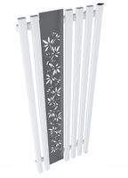 Grzejnik dekoracyjny FLOWER 180x60 BIAŁY MAT