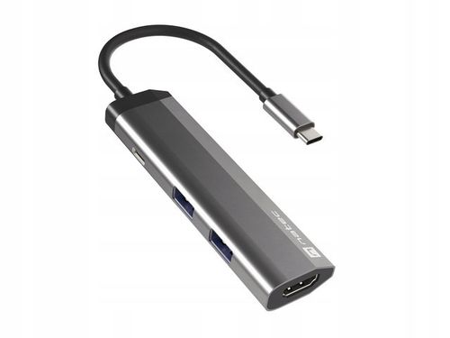 Hub USB Natec Fowler Slim USB-C - 2xUSB / HDMI na Arena.pl