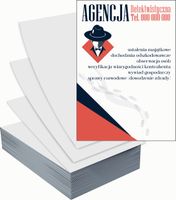 Ulotki A4 reklamowe firmowe 100szt projekt w cenie AGENCJA DETEKTYWISTYCZNA