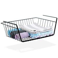 Koszyk Podwieszany pod Półkę Szafkę Organizer Półka Kuchenna Kosz Metalowy