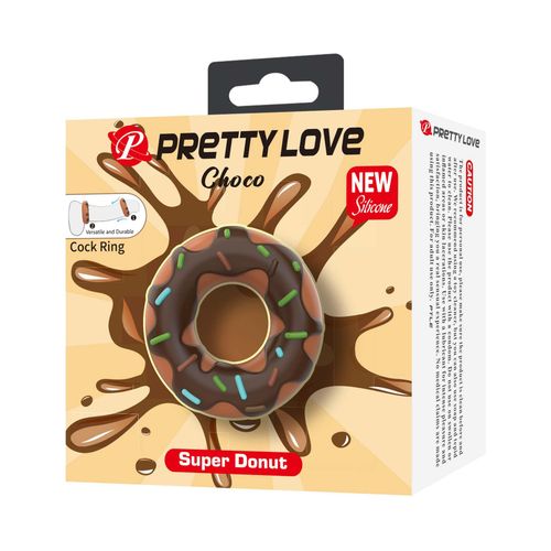 pretty love choco super donut silicone cock ring na Arena.pl