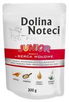 Karma dla szczeniąt z dużą ilością mięsa - Dolina Noteci Serca wołowe 300g