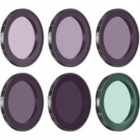 Freewell 6x Filtry ND ND8 ND16 ND64 ND1000 CPL Do DJI Osmo Action 5 Pro 4 3