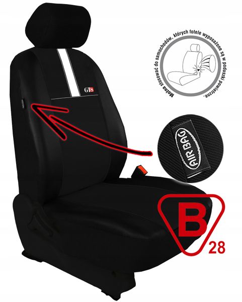 POKROWCE SKÓRZANE do Peugeot Partner Bipper zdjęcie 3