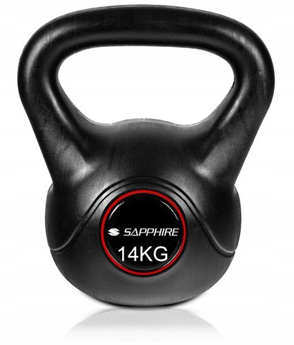 Hantel KETTLEBELL Sapphire 14KG kula ODWAŻNIK kettle HANTLA do ćwiczeń na Arena.pl