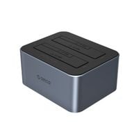 Stacja dokująca 6626C3-C-V1 z klonowaniem offline na 2 dyski 2.5'' / 3.5'' SATA HDD / SSD - szara