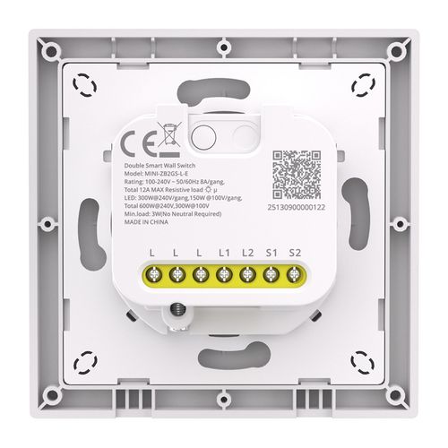 przełącznik ścienny sonoff mini-zb2gsl-e zigbee 2-kanałowy na Arena.pl