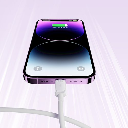 Kabel przewód do iPhone USB-C - Lightning 20W 1.2m biały na Arena.pl