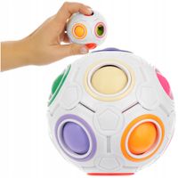 LT402 MAGICZNA KULA PIŁKA ŁAMIGŁÓWKA UKŁADANKA LOGICZNA UKŁADANKA KOLORÓW