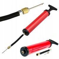 Ręczna Pompka do piłki z WĘŻYKIEM i IGŁĄ uniwersalna do pompowania