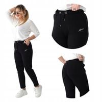 WYGODNE SPODNIE DRESOWE DAMSKIE NA GUMCE Z KIESZENIAMI ELASTYCZNE