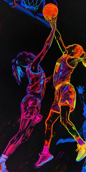 Plakat 50x100cm Mecz W Kosza zdjęcie 1