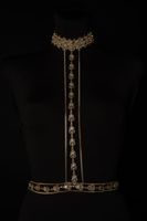 unikatowy naszyjnik zapinany w pasie(c22/vip/74au)