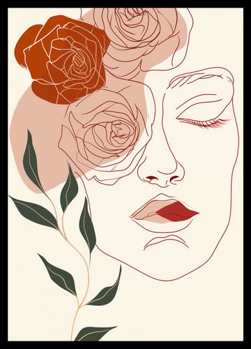 Plakat 29,7x42cm Beż i Twarz na Arena.pl