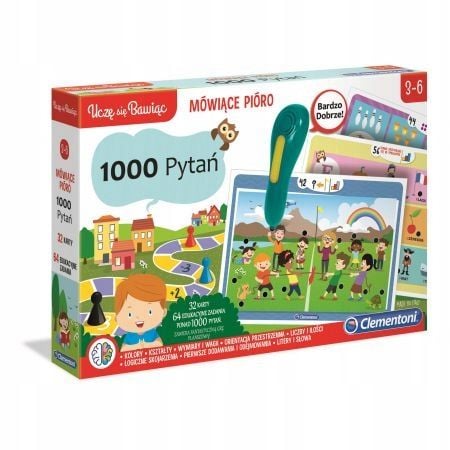 MÓWIĄCE PIÓRO 1000 PYTAŃ GRA EDUKACYJNA CLEMENTONI na Arena.pl