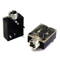 Gniazdo jack 3.5mm PJ-324 PJ324M 5pin do PCB z wyciszeniem głośników