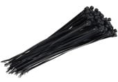 opaska zaciskowa 4,8mm x 200mm czarna 100szt