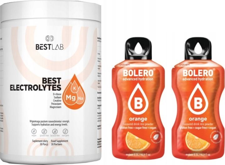 BEST LAB BESTELECTROLYTES 225g Elektrolity + GRATISY zdjęcie 4