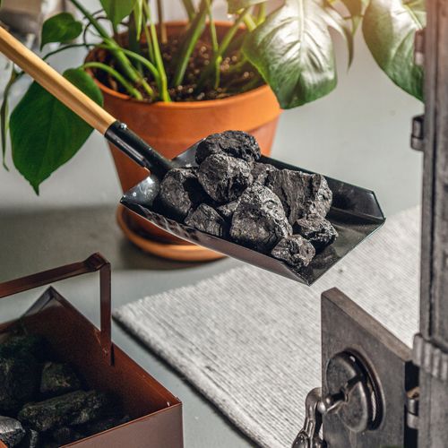 ŁOPATKA SZUFELKA DO POPIOŁU DO PIECA WĘGLA METAL na Arena.pl